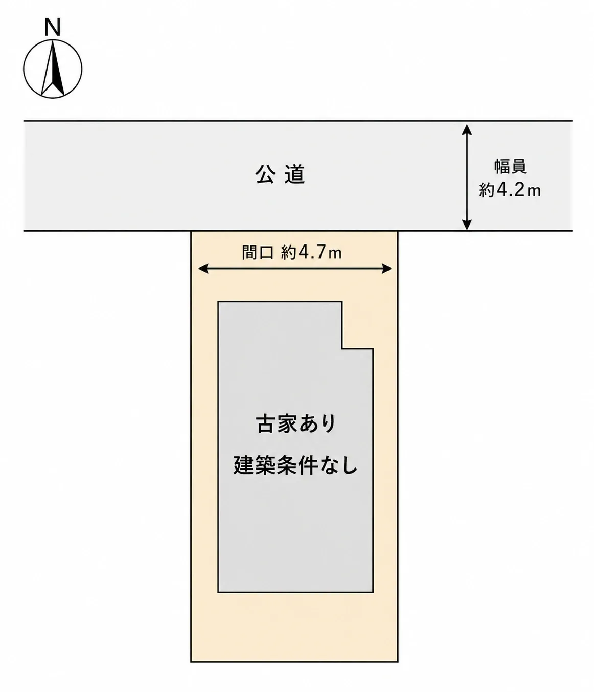 【建築条件なし・即引渡し可】高槻市野田三丁目土地