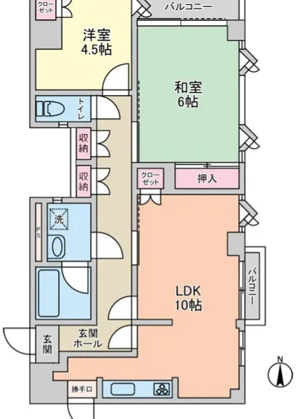 ７階最上階の角部屋がもたらす開放感と、たっぷり差し込む陽光、気持ちの良い眺望が際立つ住空間。収納も充実しており、快適さと心地よさを両立した間取りです