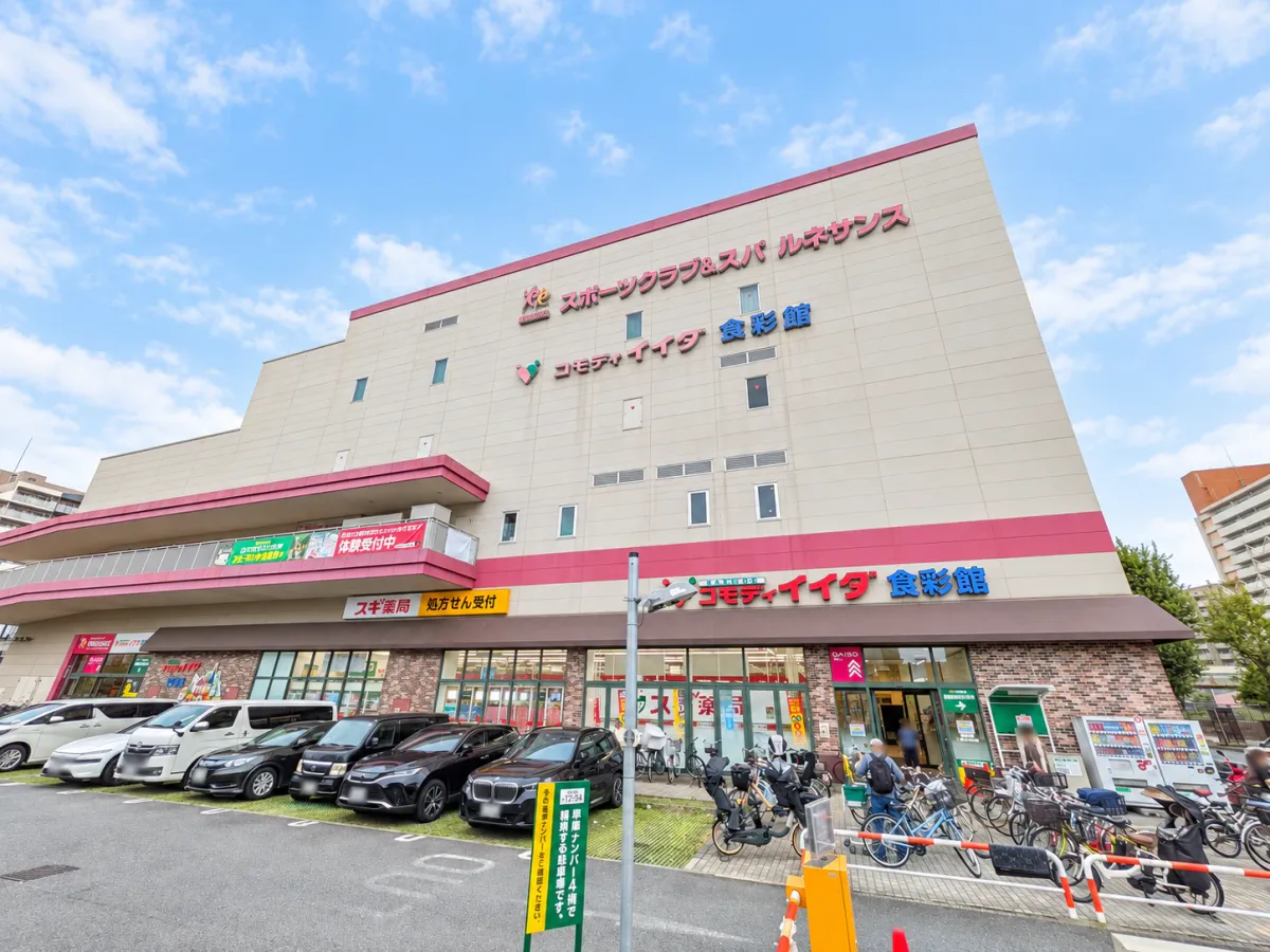 ショッピング施設：コモディイイダ食彩館亀戸店・スギ薬局亀戸店：徒歩約4分(約 300ｍ)